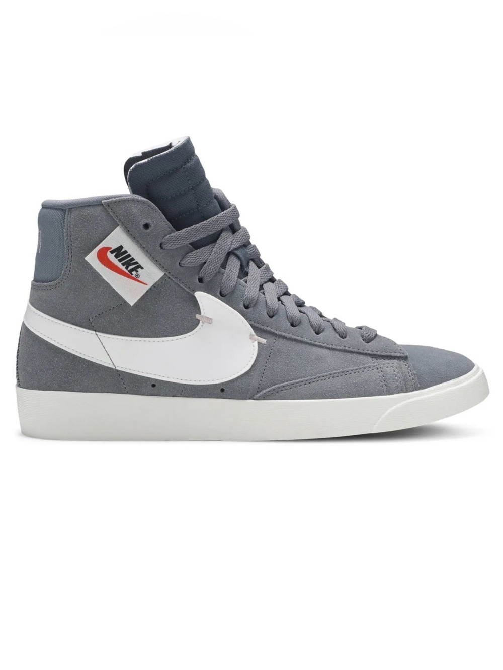 Nike OFF WHITE Blazer Mid XX Rebel Size 7 Grey RARE